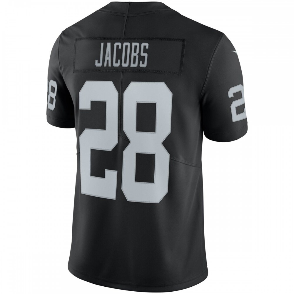 Josh Jacobs Las Vegas Raiders Nike Vapor Limited Jersey - Black-GridironStore